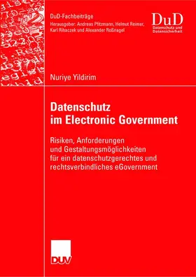 Yildirim |  Datenschutz im Electronic Government | Buch |  Sack Fachmedien
