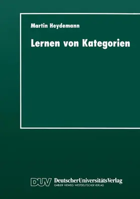 Lernen von Kategorien | Buch |  Sack Fachmedien