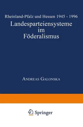 Landesparteiensysteme im Föderalismus | Buch | 978-3-8244-4329-1 | sack.de