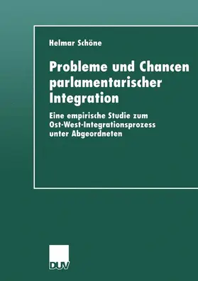  Probleme und Chancen parlamentarischer Integration | Buch |  Sack Fachmedien