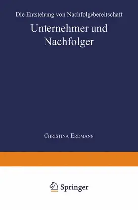 Erdmann |  Unternehmer und Nachfolger | Buch |  Sack Fachmedien