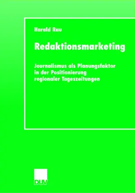 Rau |  Redaktionsmarketing | Buch |  Sack Fachmedien