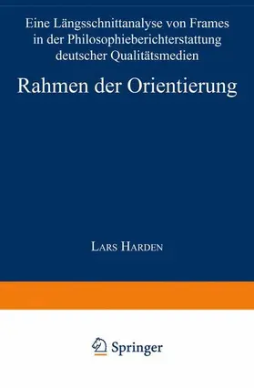 Harden |  Rahmen der Orientierung | Buch |  Sack Fachmedien
