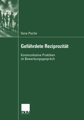 Pache |  Gefährdete Reziprozität | Buch |  Sack Fachmedien