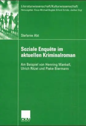 Abt |  Soziale Enquête im aktuellen Kriminalroman | Buch |  Sack Fachmedien