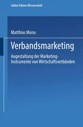 Mono |  Verbandsmarketing | Buch |  Sack Fachmedien