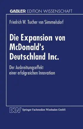 Die Expansion von McDonald's Deutschland Inc. | Buch | 978-3-8244-6039-7 | sack.de