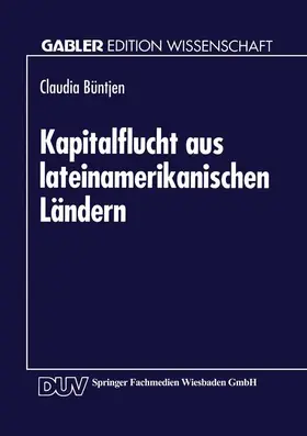  Kapitalflucht aus lateinamerikanischen Ländern | Buch |  Sack Fachmedien