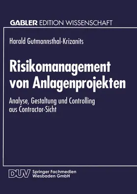  Risikomanagement von Anlagenprojekten | Buch |  Sack Fachmedien