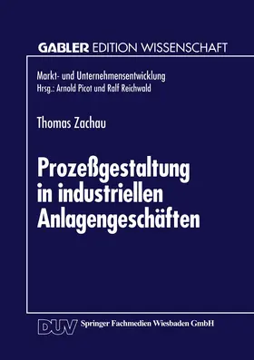  Prozeßgestaltung in industriellen Anlagengeschäften | Buch |  Sack Fachmedien
