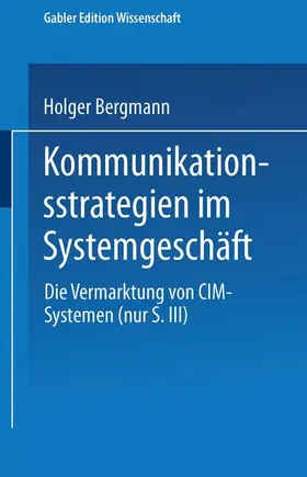  Kommunikationsstrategien im Systemgeschäft | Buch |  Sack Fachmedien