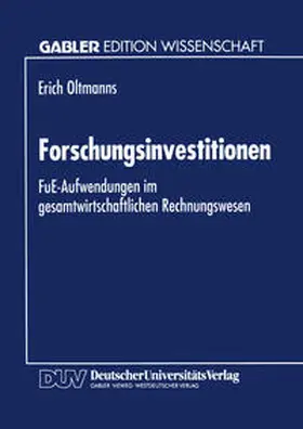  Forschungsinvestitionen | Buch |  Sack Fachmedien