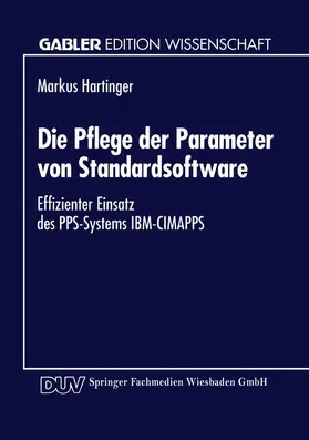  Die Pflege der Parameter von Standardsoftware | Buch |  Sack Fachmedien