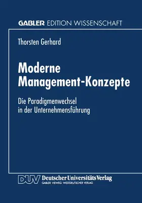 Moderne Management-Konzepte | Buch | 978-3-8244-6450-0 | sack.de