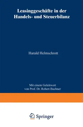  Leasinggeschäfte in der Handels- und Steuerbilanz | Buch |  Sack Fachmedien