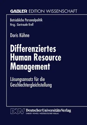  Differenziertes Human Resource Management | Buch |  Sack Fachmedien