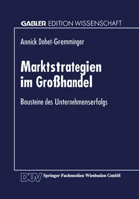  Marktstrategien im Großhandel | Buch |  Sack Fachmedien