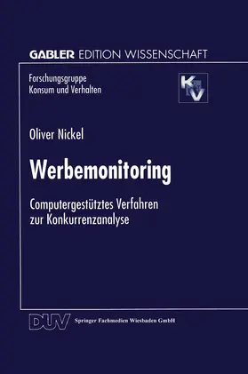  Werbemonitoring | Buch |  Sack Fachmedien