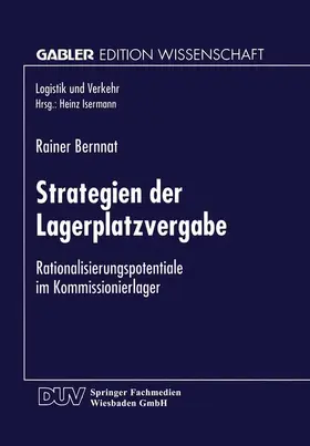 Bernnat |  Strategien der Lagerplatzvergabe | Buch |  Sack Fachmedien