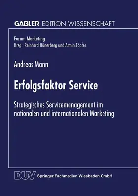 Mann |  Erfolgsfaktor Service | Buch |  Sack Fachmedien