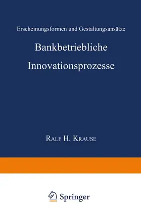  Bankbetriebliche Innovationsprozesse | Buch |  Sack Fachmedien
