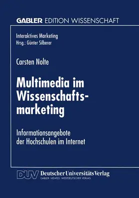 Multimedia im Wissenschaftsmarketing | Buch | 978-3-8244-6834-8 | sack.de