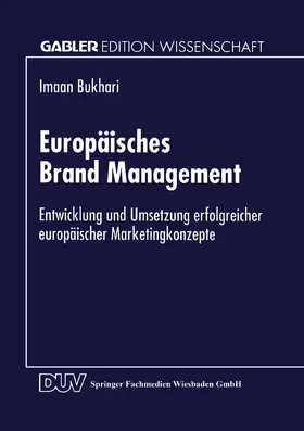  Europäisches Brand Management | Buch |  Sack Fachmedien