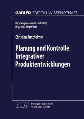  Planung und Kontrolle Integrativer Produktentwicklungen | Buch |  Sack Fachmedien