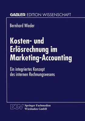  Kosten- und Erlösrechnung im Marketing-Accounting | Buch |  Sack Fachmedien