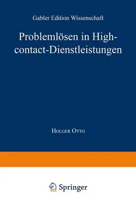  Problemlösen in High-contact-Dienstleistungen | Buch |  Sack Fachmedien