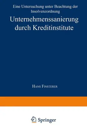  Unternehmenssanierung durch Kreditinstitute | Buch |  Sack Fachmedien