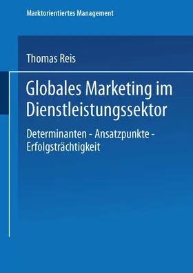  Globales Marketing im Dienstleistungssektor | Buch |  Sack Fachmedien