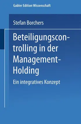 Borchers | Beteiligungscontrolling in der Management-Holding | Buch | 978-3-8244-7112-6 | sack.de