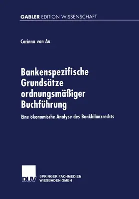  Bankenspezifische Grundsätze ordnungsmäßiger Buchführung | Buch |  Sack Fachmedien