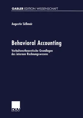 Süßmair |  Behavioral Accounting | Buch |  Sack Fachmedien