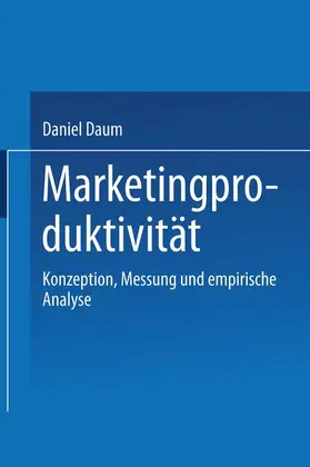 Daum |  Marketingproduktivität | Buch |  Sack Fachmedien