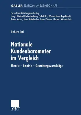 Ertl |  Nationale Kundenbarometer im Vergleich | Buch |  Sack Fachmedien