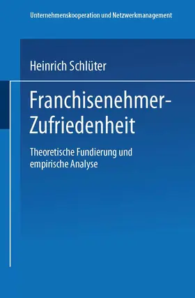 Schlüter |  Franchisenehmer-Zufriedenheit | Buch |  Sack Fachmedien