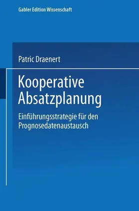 Draenert |  Kooperative Absatzplanung | Buch |  Sack Fachmedien