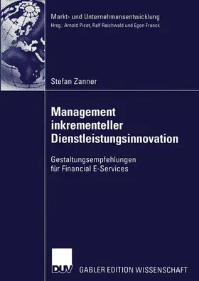 Zanner |  Management inkrementeller Dienstleistungsinnovation | Buch |  Sack Fachmedien