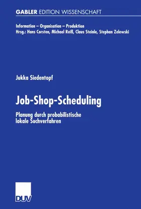 Siedentopf |  Job-Shop-Scheduling | Buch |  Sack Fachmedien