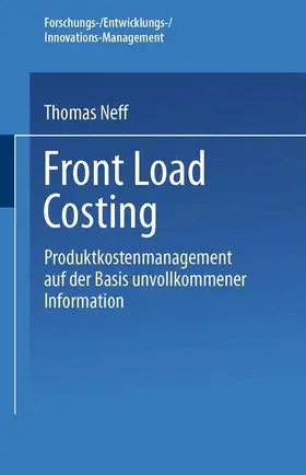 Neff |  Front Load Costing | Buch |  Sack Fachmedien
