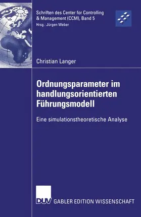 Langer |  Ordnungsparameter im handlungsorientierten Führungsmodell | Buch |  Sack Fachmedien