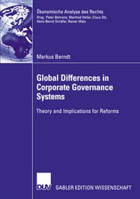 Berndt |  Global Differences in Corporate Governance Systems | Buch |  Sack Fachmedien