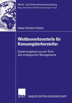 Wilsdorf-Köhler |  Wettbewerbsvorteile für Konsumgüterhersteller | Buch |  Sack Fachmedien