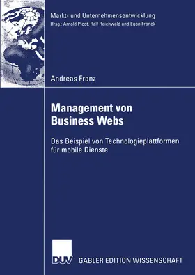 Franz |  Management von Business Webs | Buch |  Sack Fachmedien
