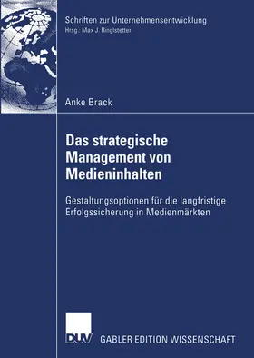 Brack |  Das strategische Management von Medieninhalten | Buch |  Sack Fachmedien