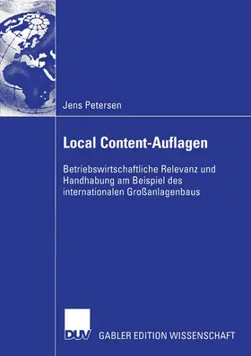 Petersen |  Local Content-Auflagen | Buch |  Sack Fachmedien