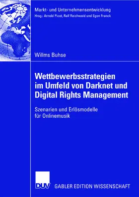 Buhse |  Wettbewerbsstrategien im Umfeld von Darknet und Digital Rights Management | Buch |  Sack Fachmedien