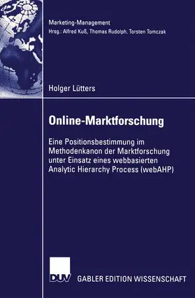 Lütters |  Online-Marktforschung | Buch |  Sack Fachmedien